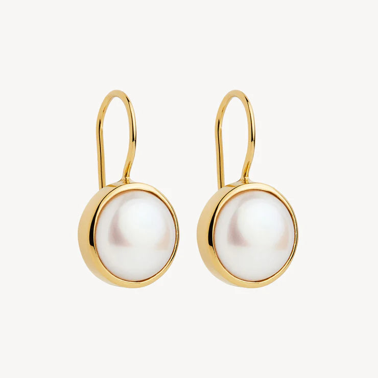 Najo Pearl -AW26 Collection Pearl and Amazonite Earrings main image 0