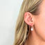 Venus White Pearl Earrings 7.5mm-8mm