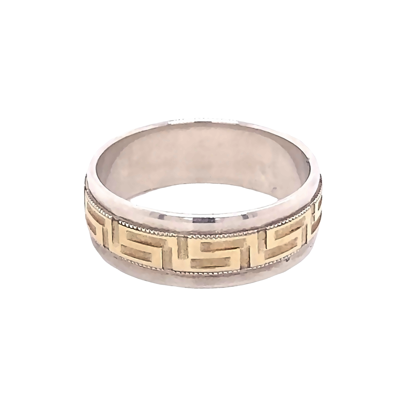 9ct Yellow Gold/ Sterling Silver Ring