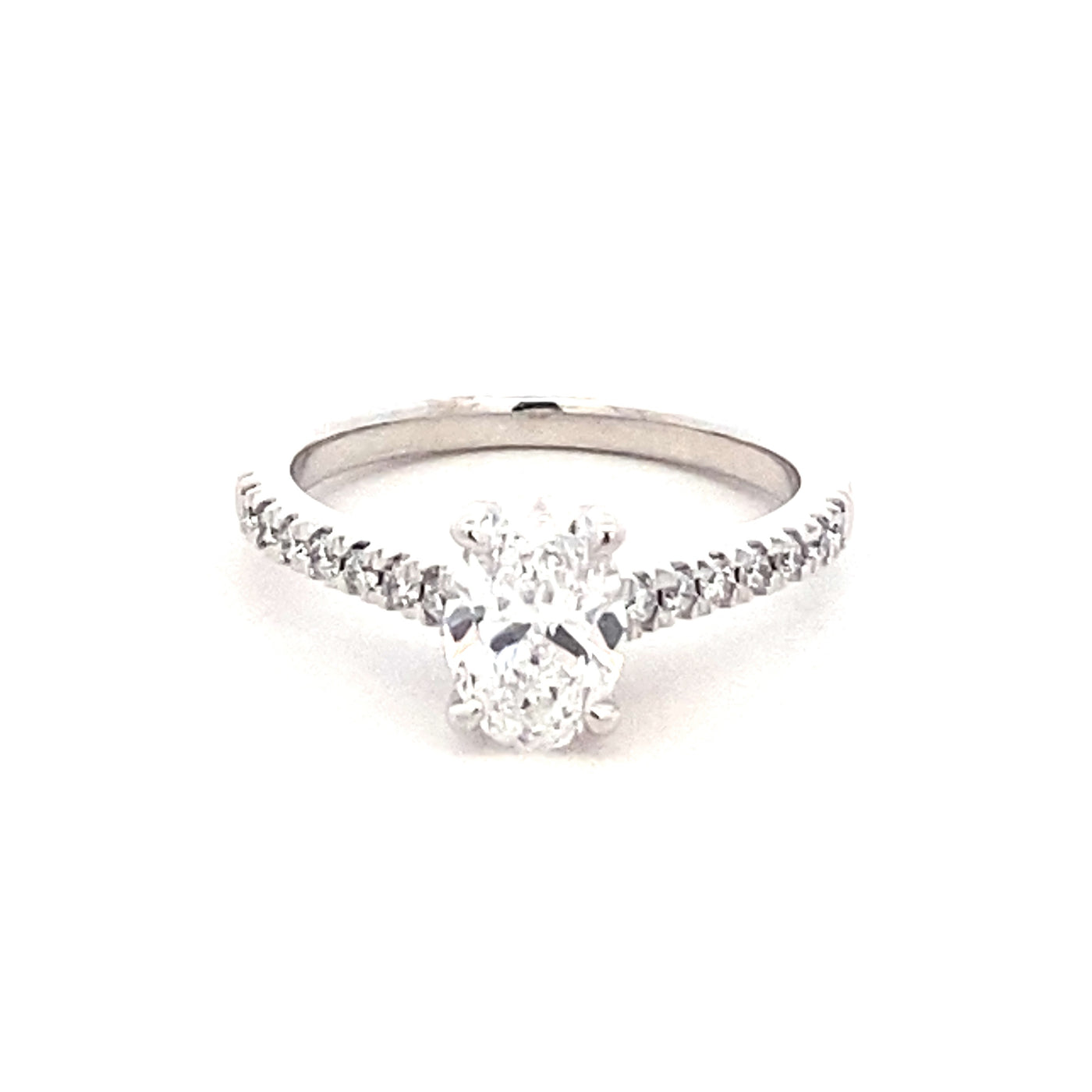 18CT White Gold Laboratory Grown Diamond Ring