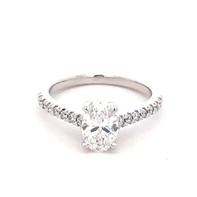 18CT White Gold Laboratory Grown Diamond Ring