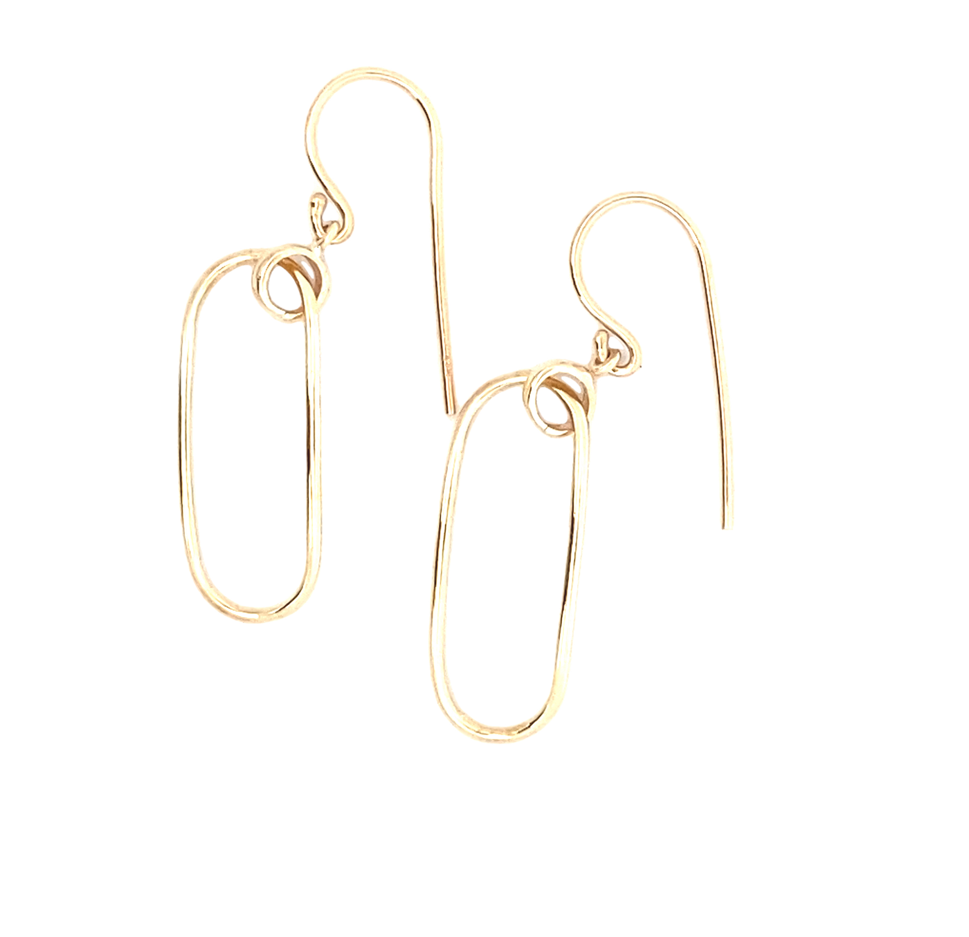 9ct Yellow Gold Hook Earrings