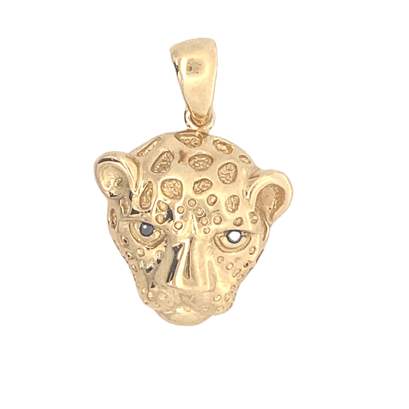 9ct Yellow Gold Leopard Pendant