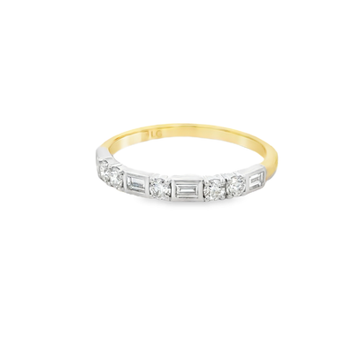 9ct Yellow Gold Multi-Stone Laboratory Grown Diamond Ring