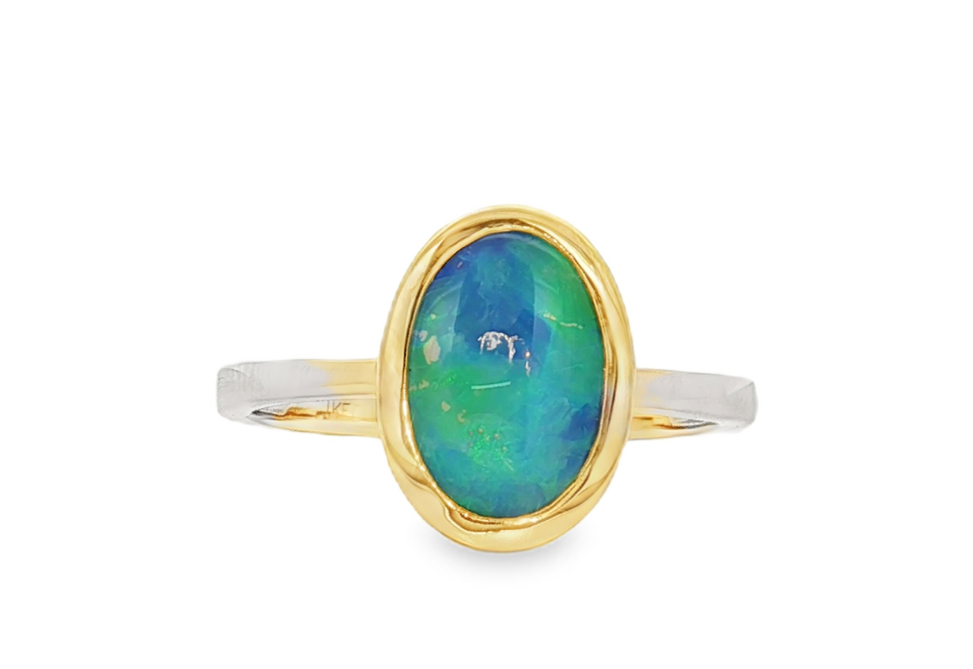 9ct Yellow Gold Opal Ring