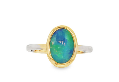 9ct Yellow Gold Opal Ring