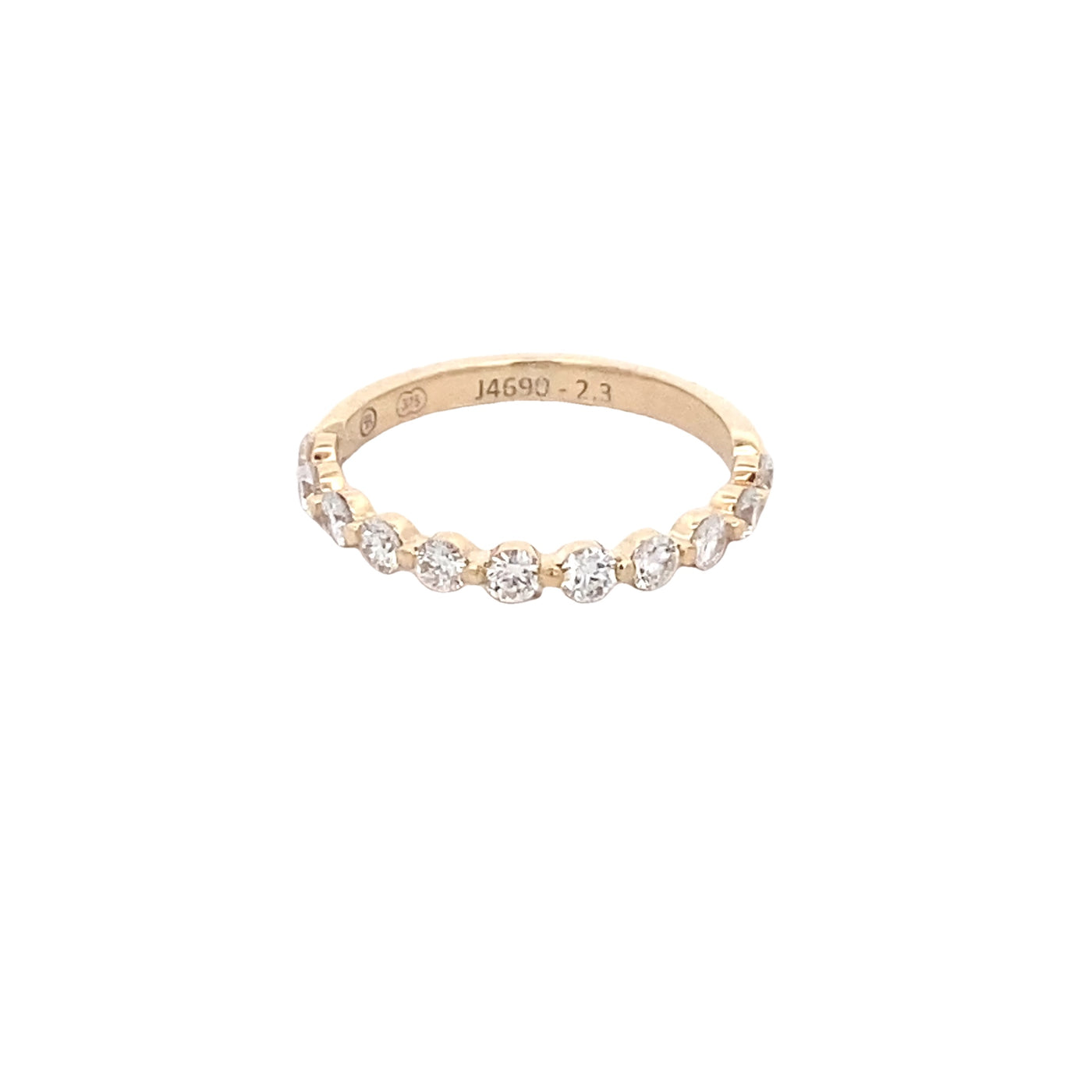 9CT Yellow Gold Diamond Wedding Ring