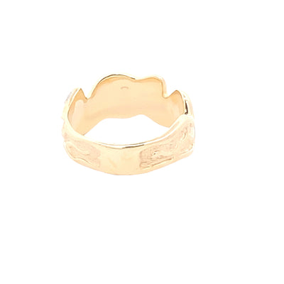 9ct Yellow Gold Diamond Ring