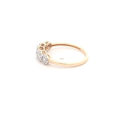 9ct Gold Diamond Dress Ring