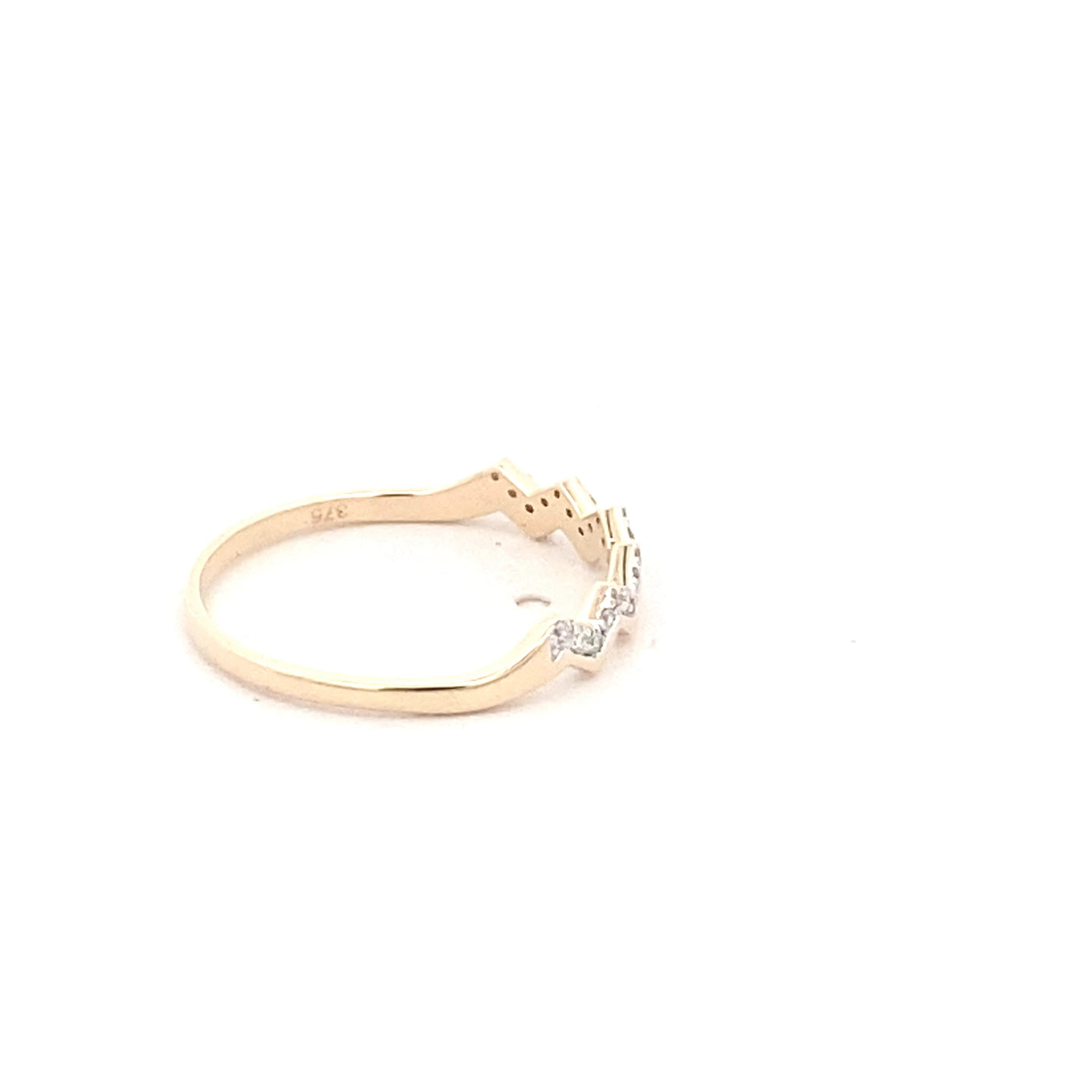 9ct Yellow Gold Diamond Ring