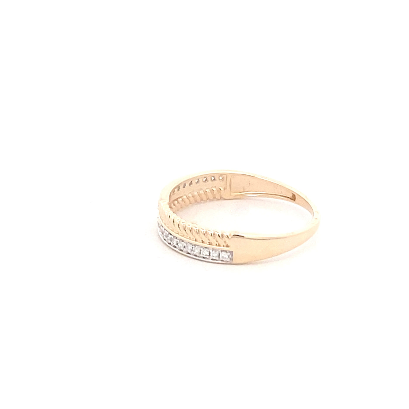 9ct Yellow Gold Diamond Ring