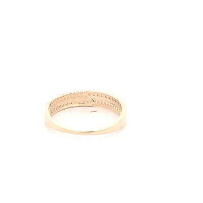 9ct Yellow Gold Diamond Ring