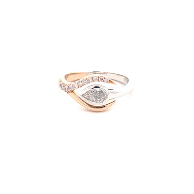 18ct Rose/White Gold Argyle Pink Diamond Ring