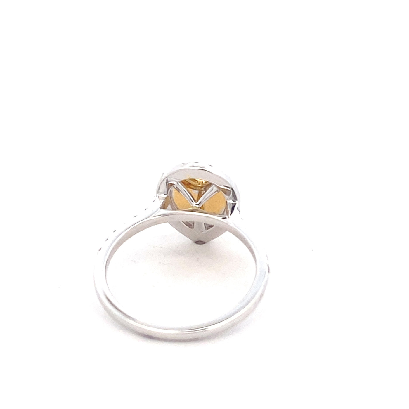 18ct Yellow/White Gold, Yellow and White Argyle Diamond Ring