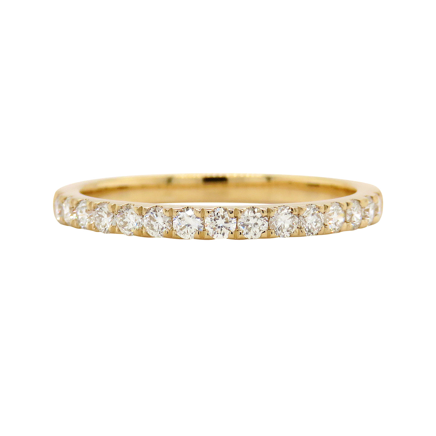 9ct Yellow Gold Laboratory Grown Diamond Wedding Band