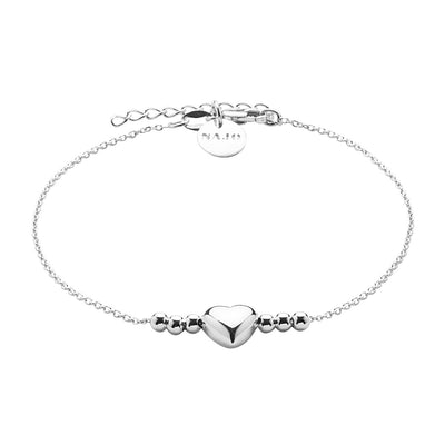 Najo Amore Silver Bracelet (18cm+ext) B7123