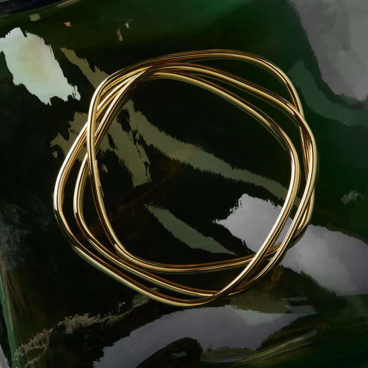 Najo Galaxy Yellow Gold Bangle (65mm) B7201