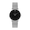 Cluse Minuti Mesh Silver/Black Match