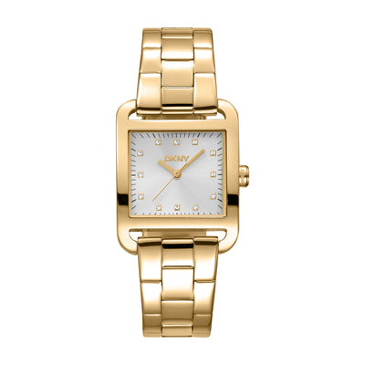 DKNY City Midi Stainless Steel Watch Gold