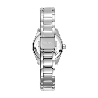 DKNY Chambers Glitz Stainless Steel Watch Silver