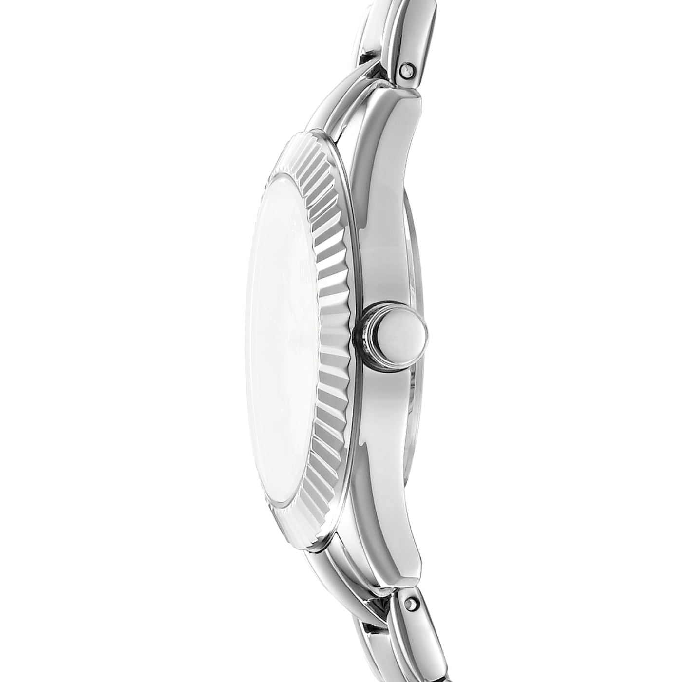 DKNY Chambers Glitz Stainless Steel Watch Silver