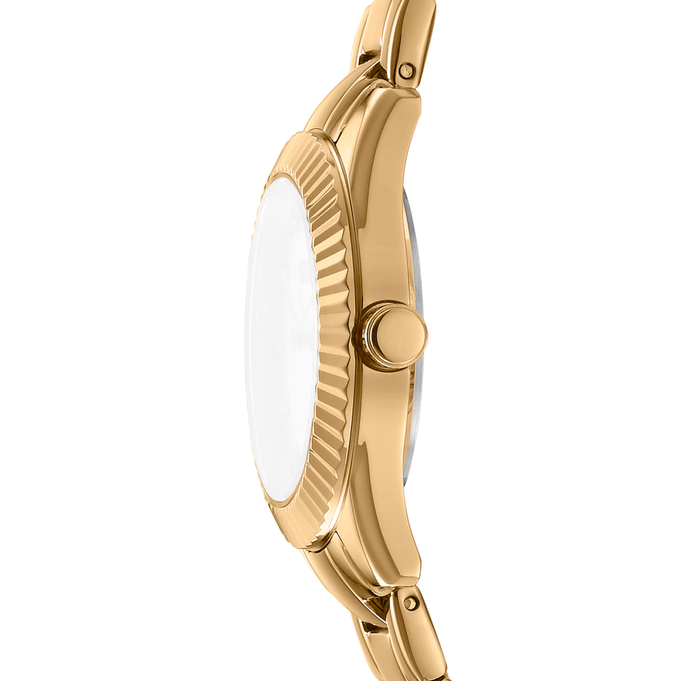 DKNY Chambers Glitz Stainless Steel Watch Gold