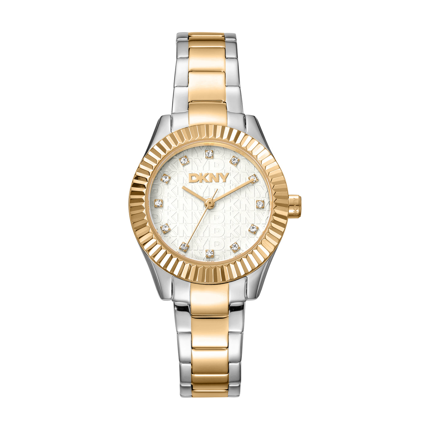 DKNY Chambers Glitz Two-Tone Watch