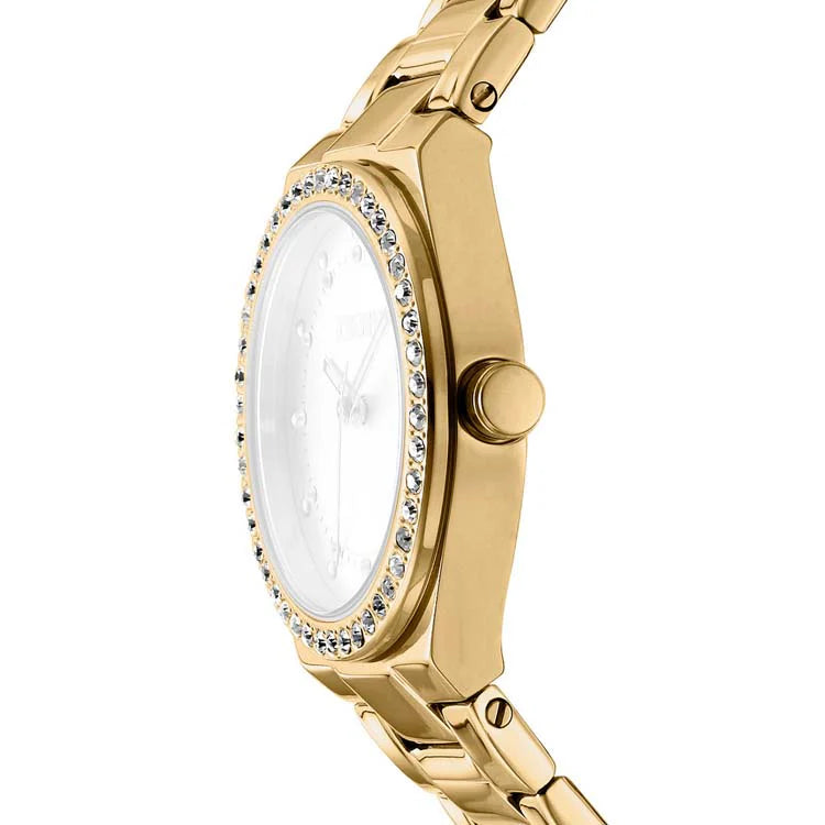 DKYN Urban Green Dial Stainless Steel Watch Gold