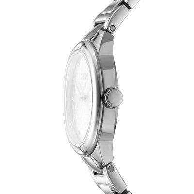 DKNY Everyday Silver Crystal Set Dial Stainless Steel Watch Silver