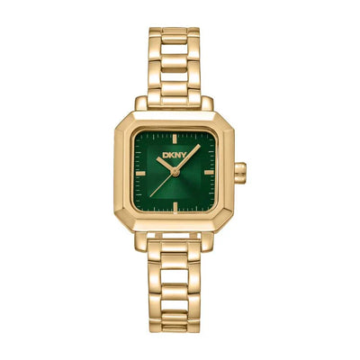 DKYN Urban Green Dial Stainless Steel Watch Gold