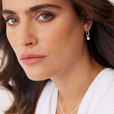 Najo Heavenly Pearl Silver Earring E6502