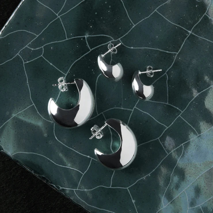Najo Baby Umbra Silver Earrings E7218