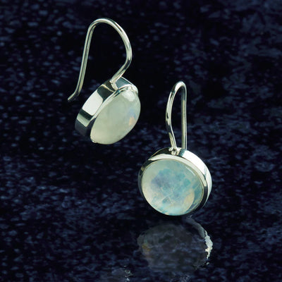 Najo Chroma Silver Moonstone Earrings E7266