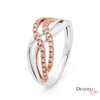 18ct White Gold Pink Diamond Ring