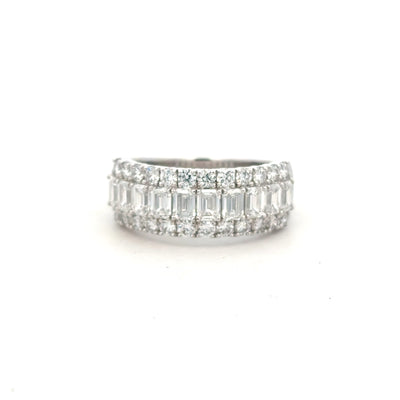 18ct White Gold Laboratory Grown Diamond Dress Ring
