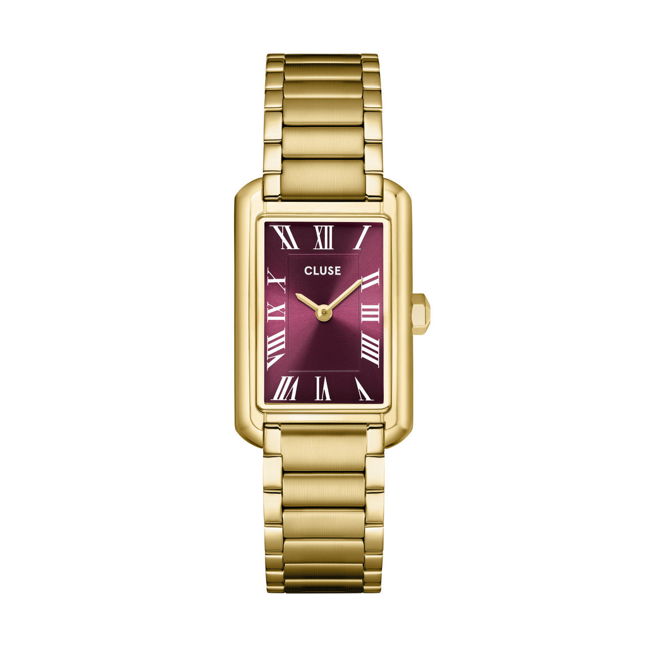 Cluse Belisenna Wine/Gold Link Watch