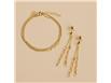 Najo Quadrille Yellow Gold Bracelet (18.5cm+ext)