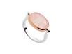Najo Fleur Rose Gold Rose Quartz Ring