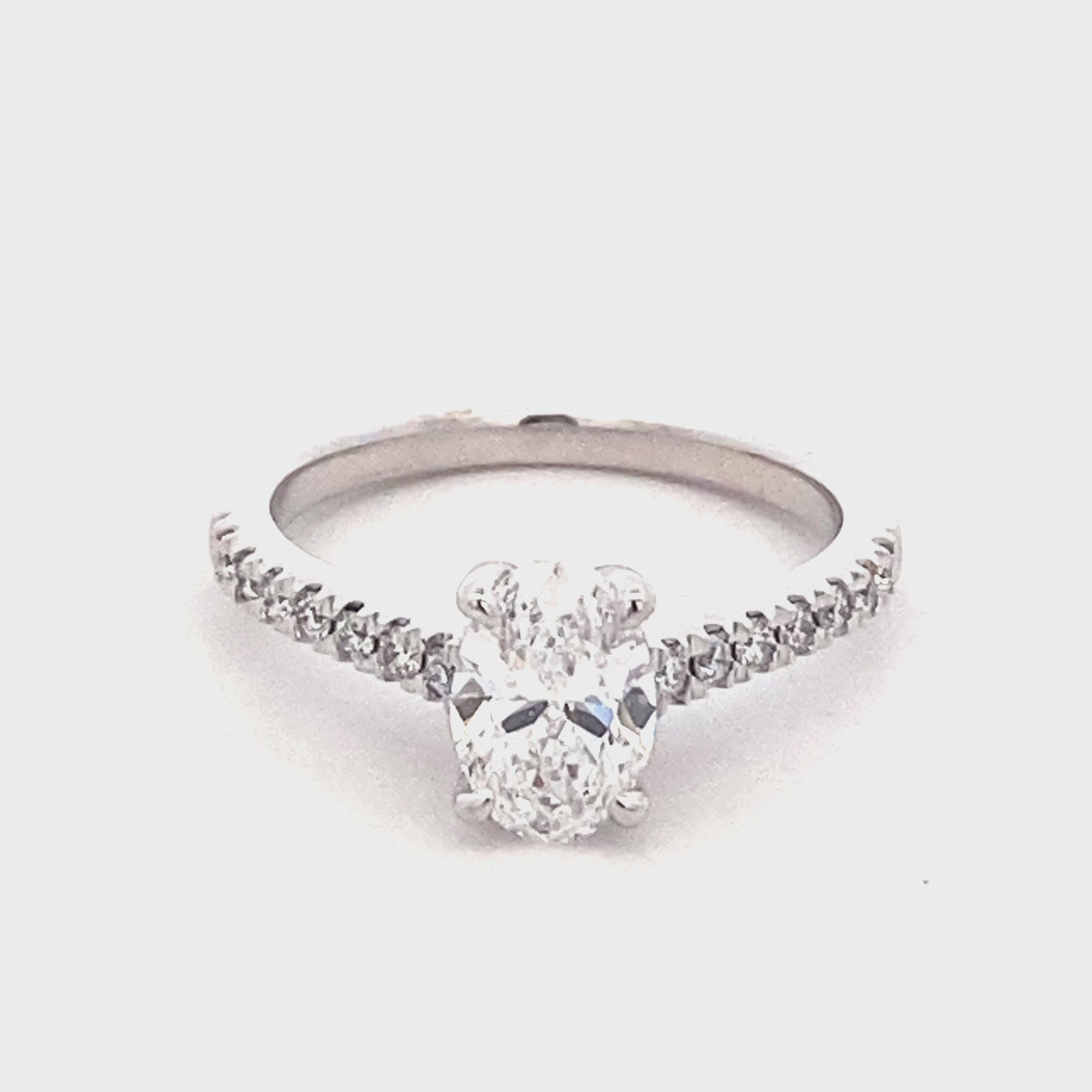 18CT White Gold Laboratory Grown Diamond Ring