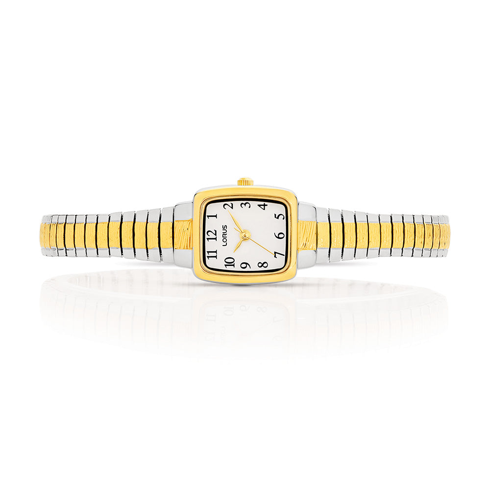 Lorus Ladies Two Tone Expansion Bracelet Watch